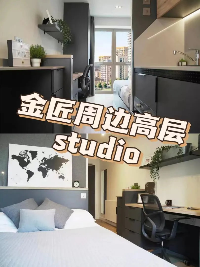 金匠周边所剩不多的高层studio❕❕