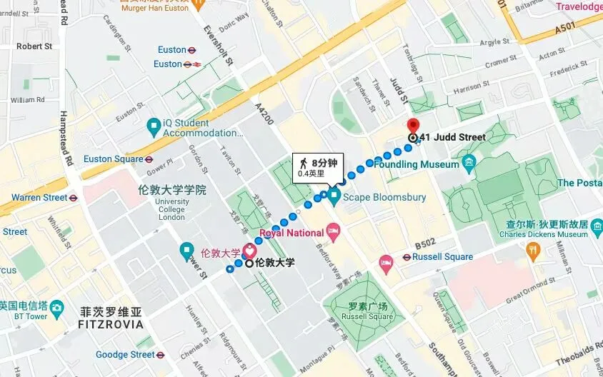 UCL,伦敦大学,英国留学生,学生公寓,伦敦学生公寓,伦敦租房,单身公寓,伦敦大学学院