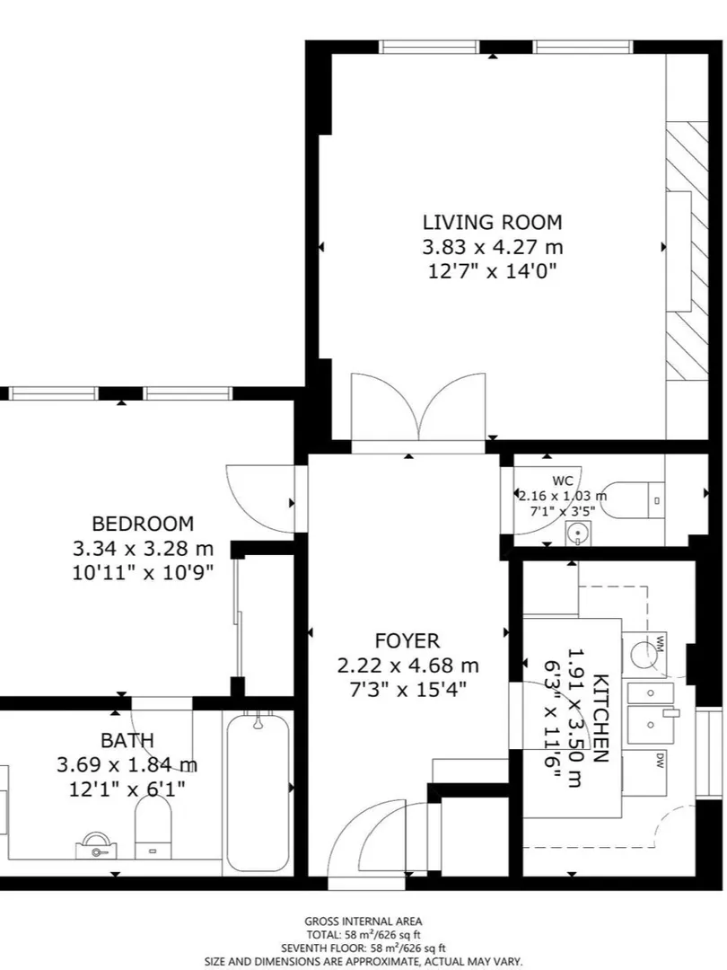 Let me show you my cozy UCL home! I'm very satisfied with my 1b on the 7th floor.