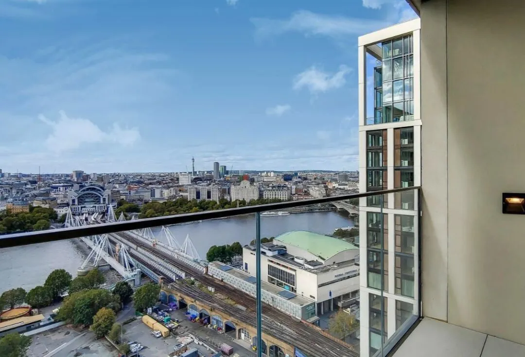 Casson high-rise waterfront 3b3b furnished apartment next to the London Eye.