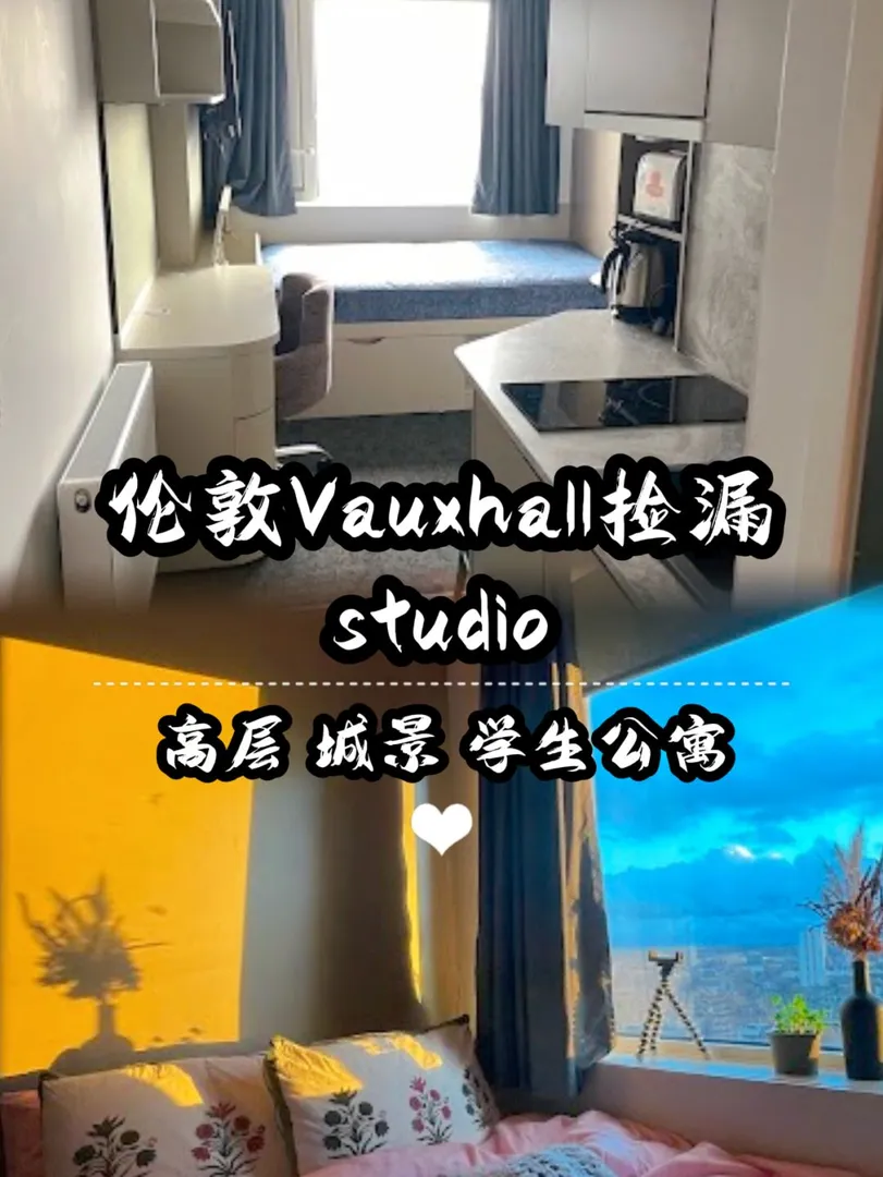 🆘家人们捡漏到伦敦vauxhall高层studio