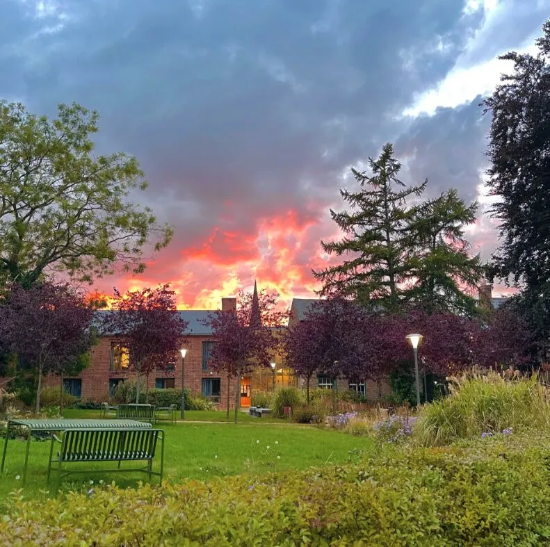 What is the student apartment at York University like that is located in the church?