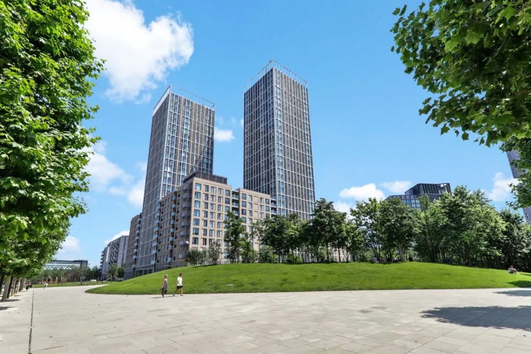 Two bedroom apartment at Stratford Laurel Point in East London.