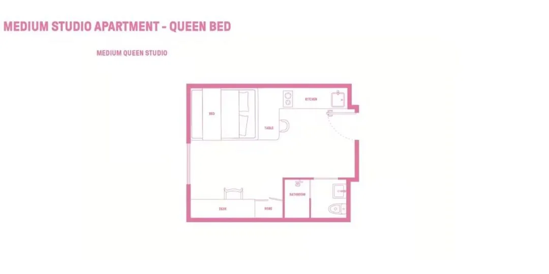 墨爾本帶吧檯的studio，住著嘎嘎美