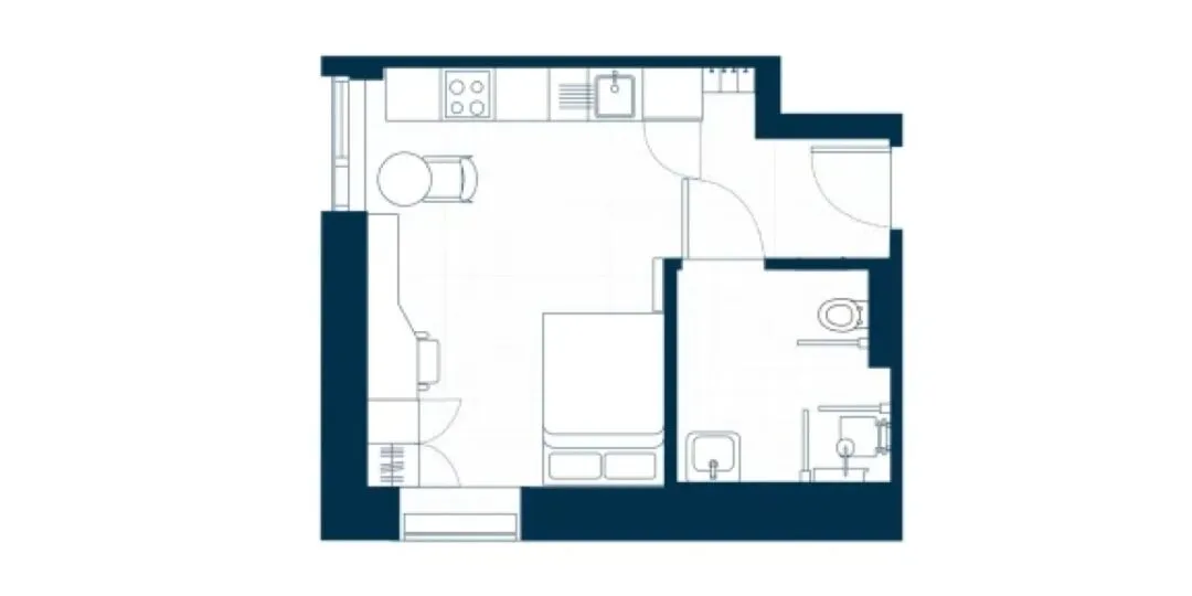 ucl east校區 步行16分 studio