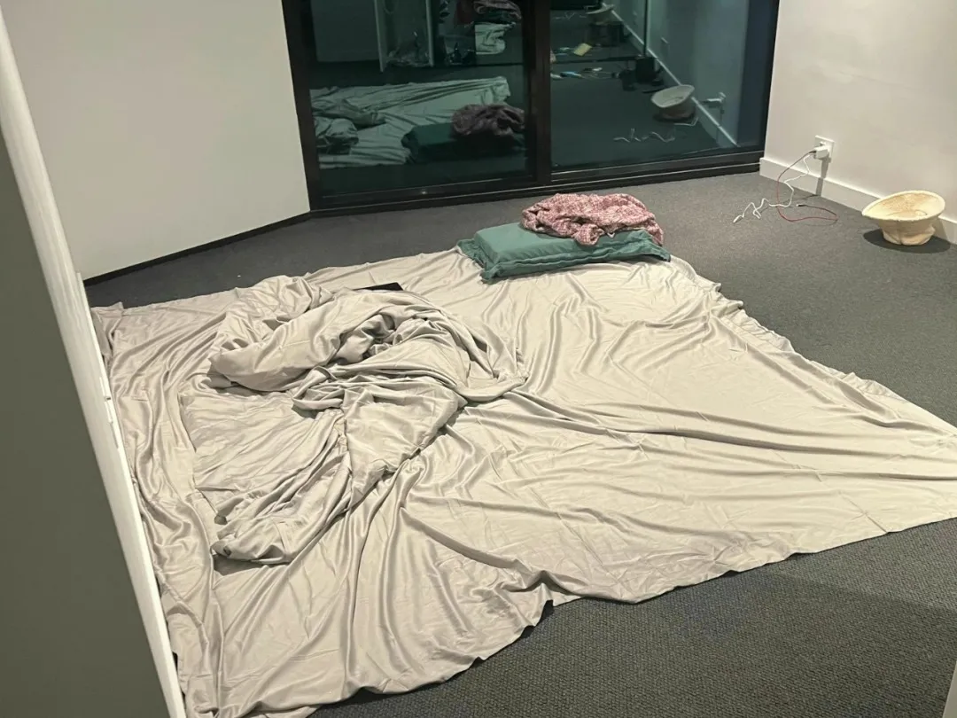 It's normal for international students to start off without a bed, it's very normal.