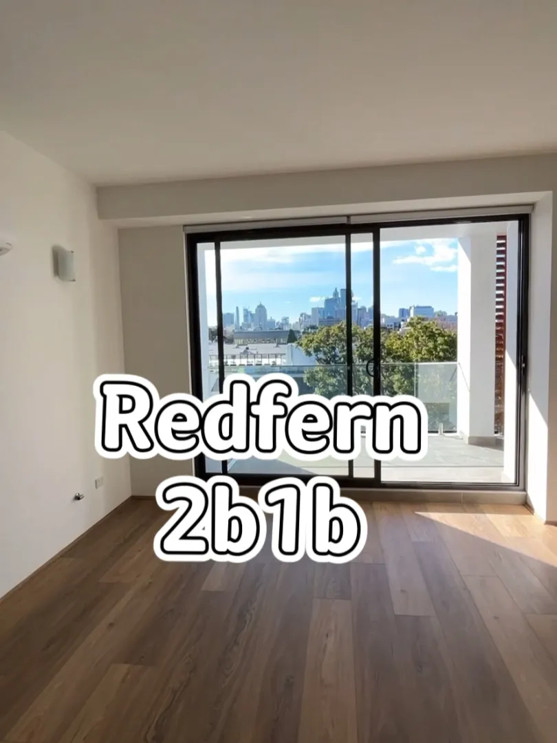 好新的2b1b啊，落地窗采光真好在Redfern