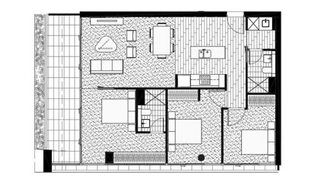 Infinity网红楼高层3B2B 包全套家具