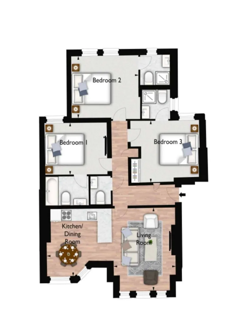 Can you believe that in London, there is a 3b3b apartment for only £210 per person? Direct access to QMUL!