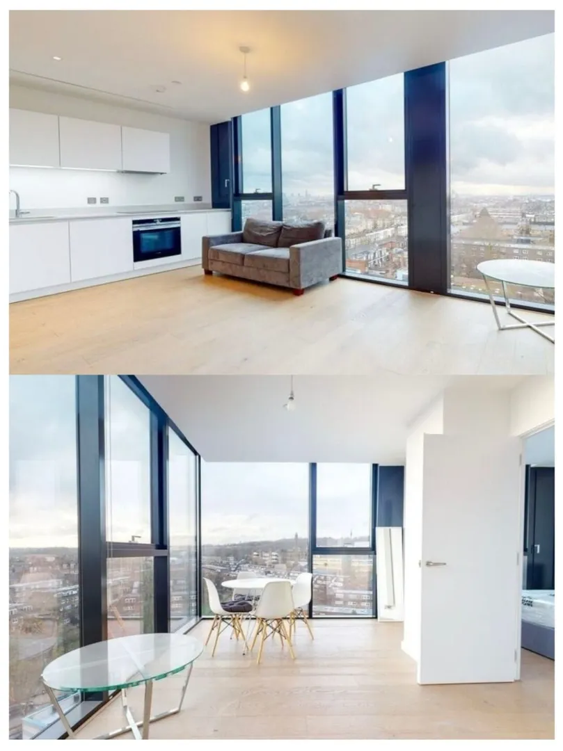 Do you want to rent a 1b1b with floor-to-ceiling windows in London? 👀