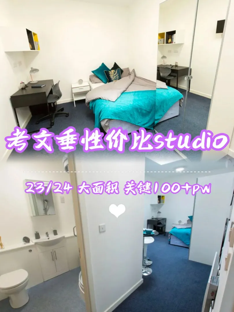 真惊到我了!考村不到100出头pw能住studio?