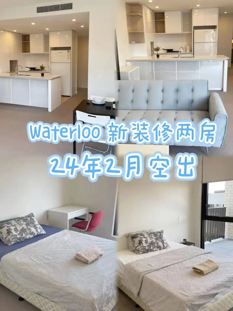 Waterloo2b2b，24年2月入住，近UNSW和USYD