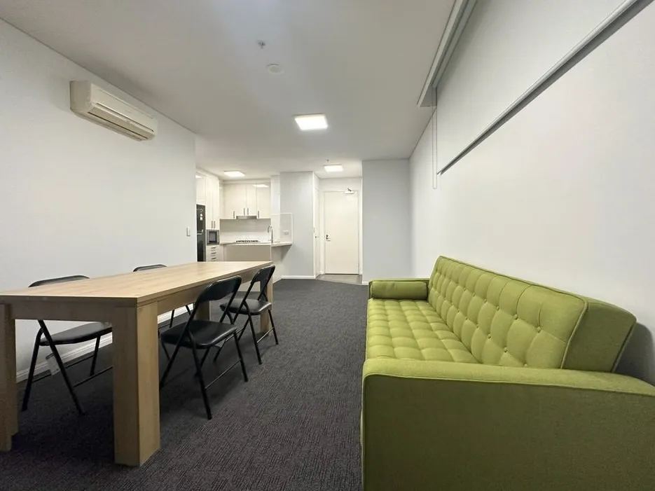 A two-bedroom apartment with convenient access to UNSW in Sydney is quite good.