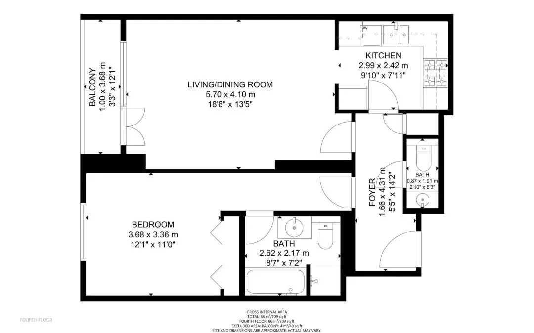 Oh my gosh! ❗ Can't believe I found a 1-bedroom, 1-bathroom short-term rental at Canary Wharf!