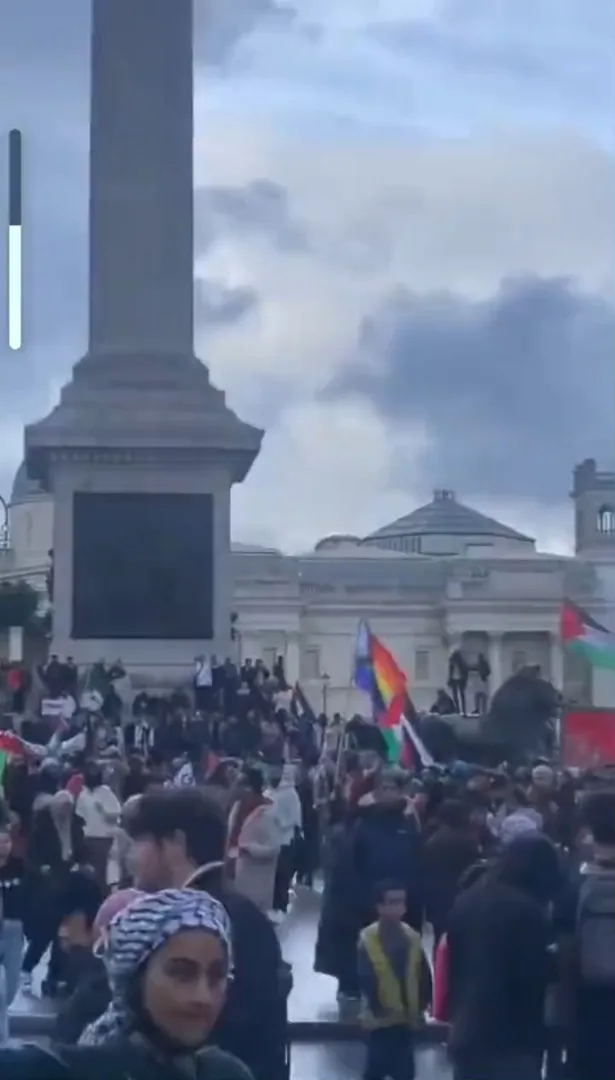 Recently there was a parade in London, and there were people doing this.