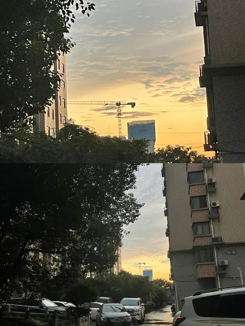 日落晚霞,晚霞,傍晚的天空,夕阳,日落