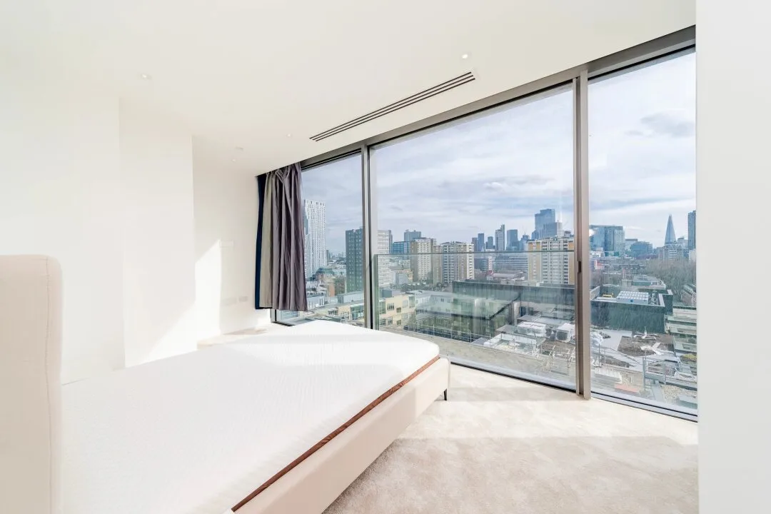 In London, £300 a week, and the bedroom overlooks the Shard! 🥳