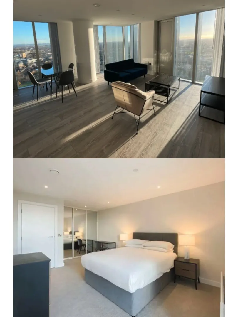 Absolutely love the 2-bedroom, 2-bathroom in Manchester Tower area. 😍 Those large floor-to-ceiling windows are incredible!