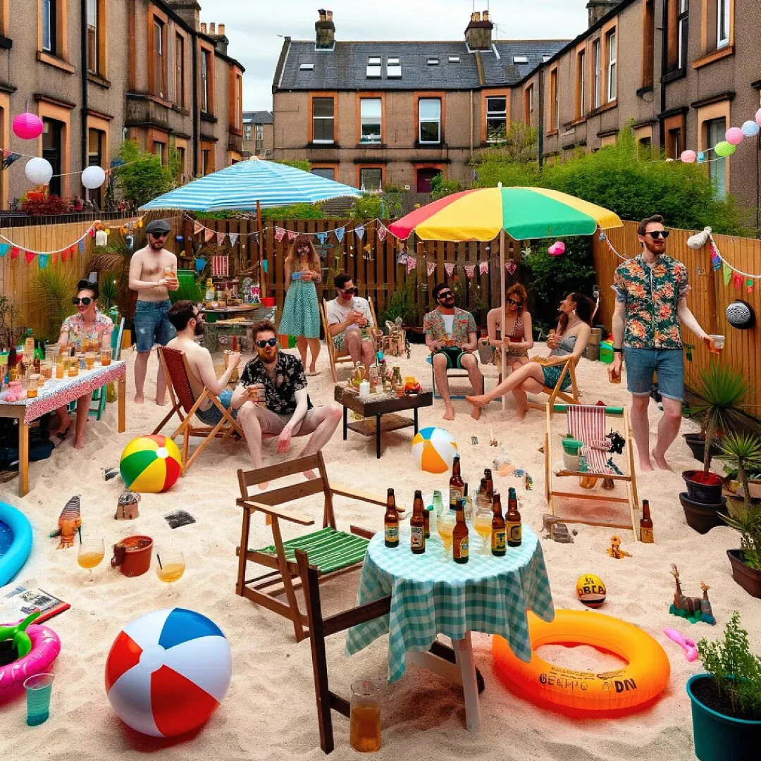 Glasgow Fun Party: Backyard Beach Bash!