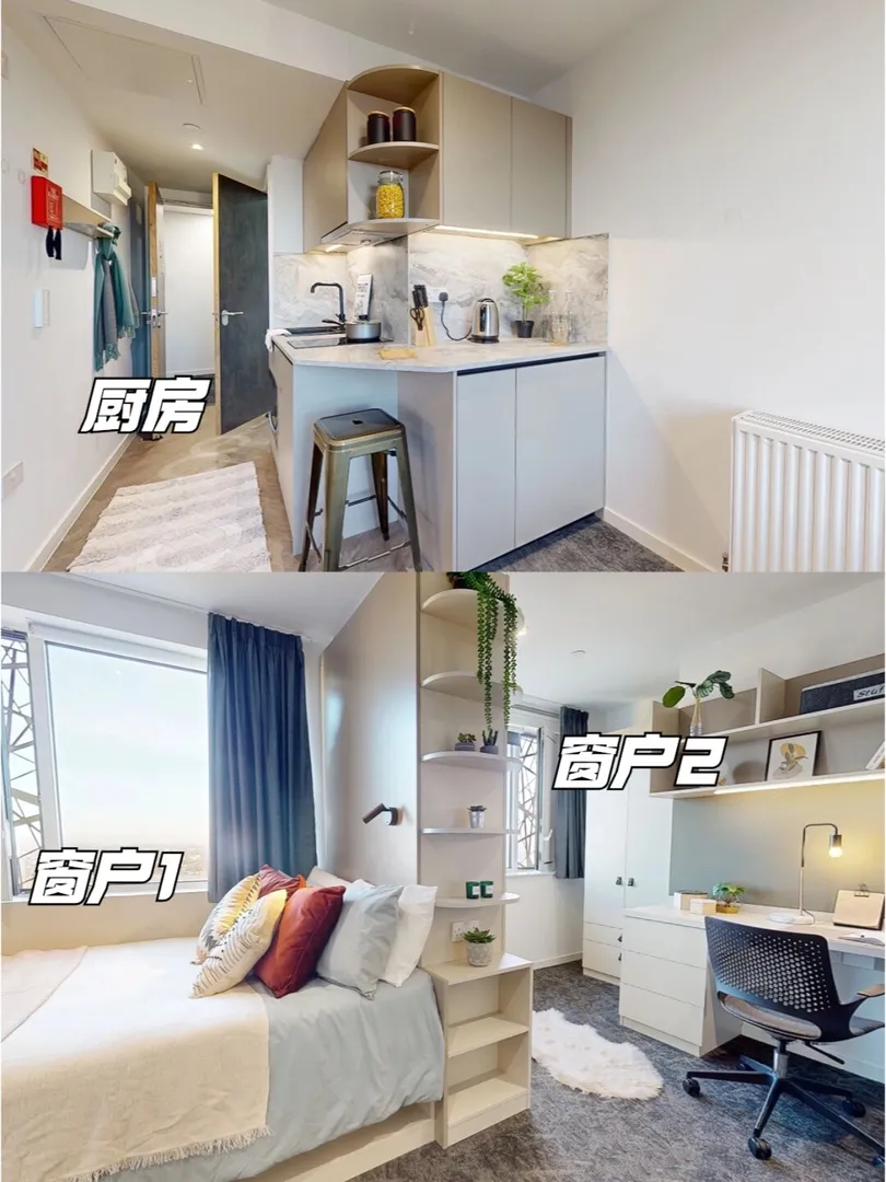 蹲到了！倫敦帶空調的studio，現房可租！