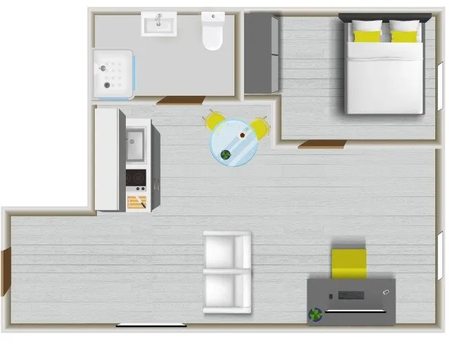 谁跟你说纽卡只能住studio，康康我这个1b