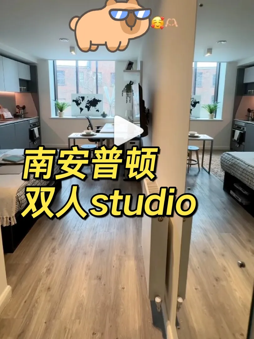 南安普顿大学，能双人的studio！！