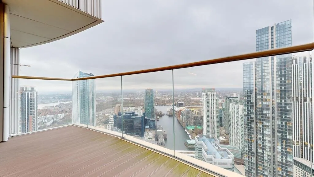 You can overlook the London skyline from 2b at Canary Wharf in London.