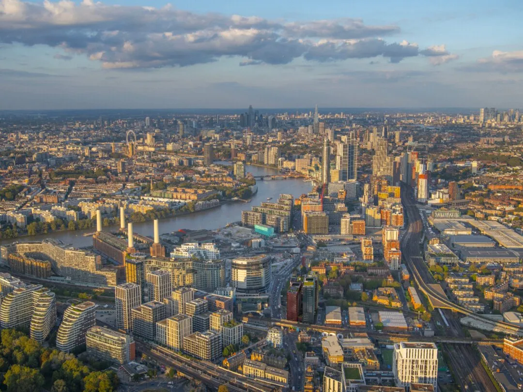 The apartment in London's Battersea is so cool!