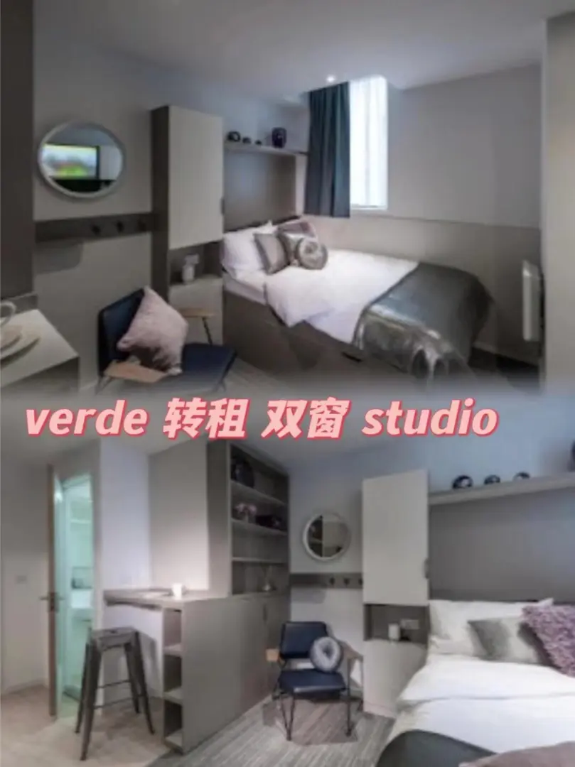 纽卡急转！！！verde中层 双窗studio