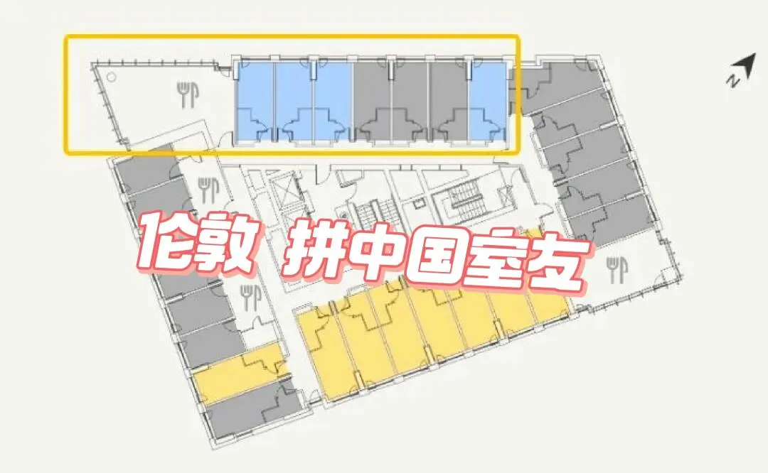 倫敦 高層拼中國室友 3=4