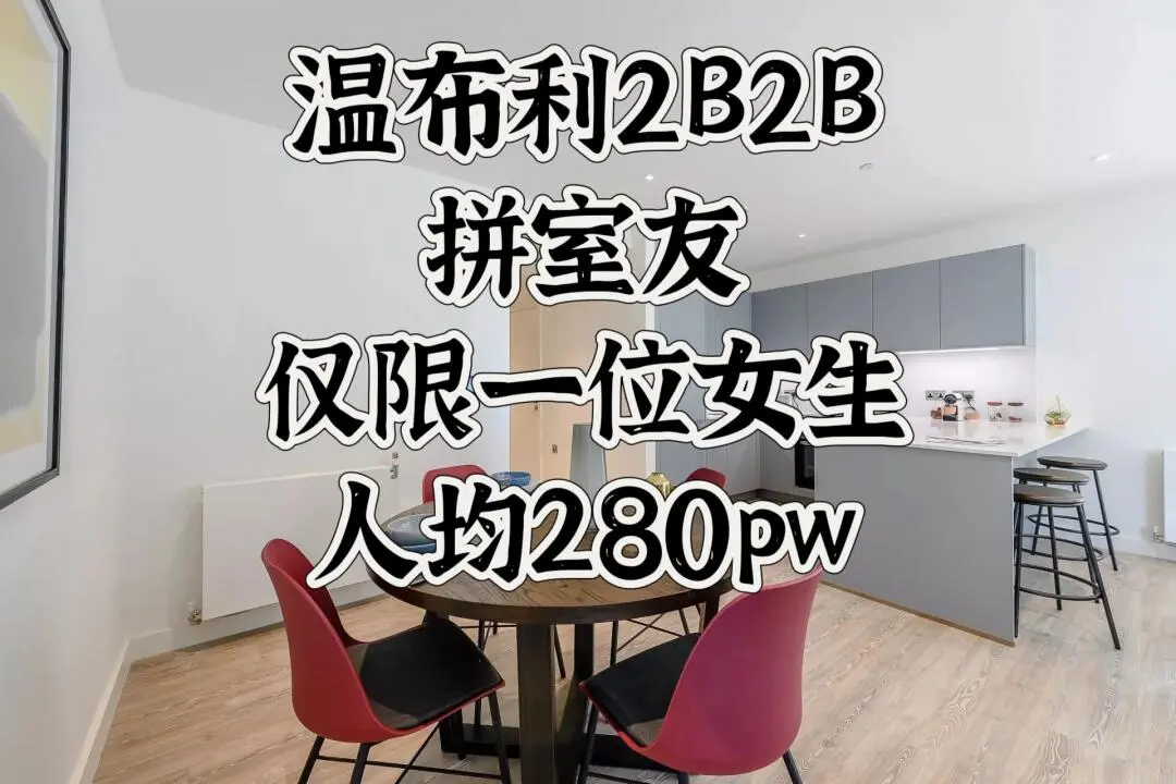 溫布利2b2b拼室友，姐妹們快來看看👀