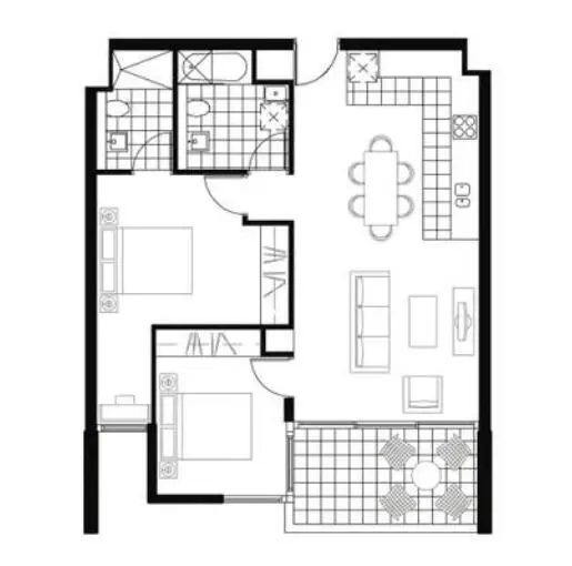 Zetland2b2b中的主臥