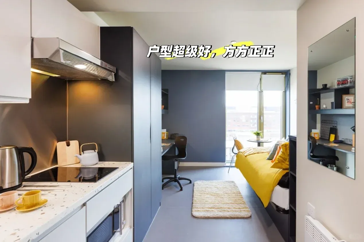曼城寬敞的落地窗studio