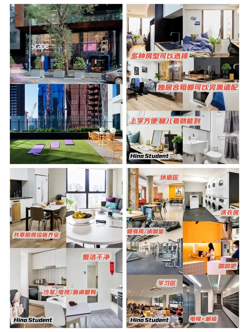 澳洲25S1開放學生公寓開放合集！🏠🎓