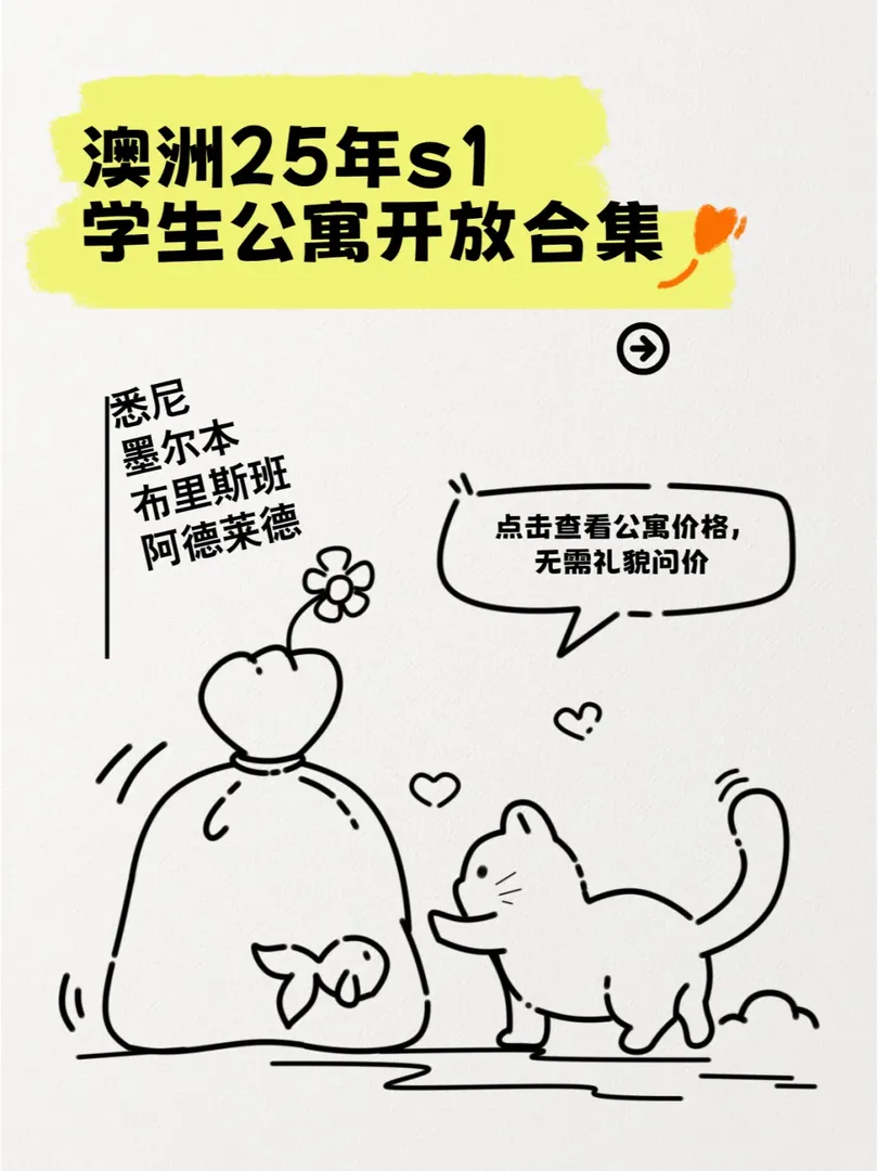 澳洲25S1開放學生公寓開放合集！🏠🎓