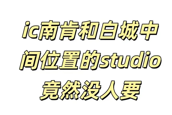 ic兩個校區通勤三十分鐘studio