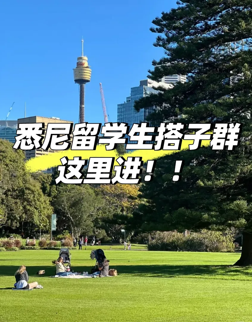還有人沒進雪梨留學生群的嘛？👀