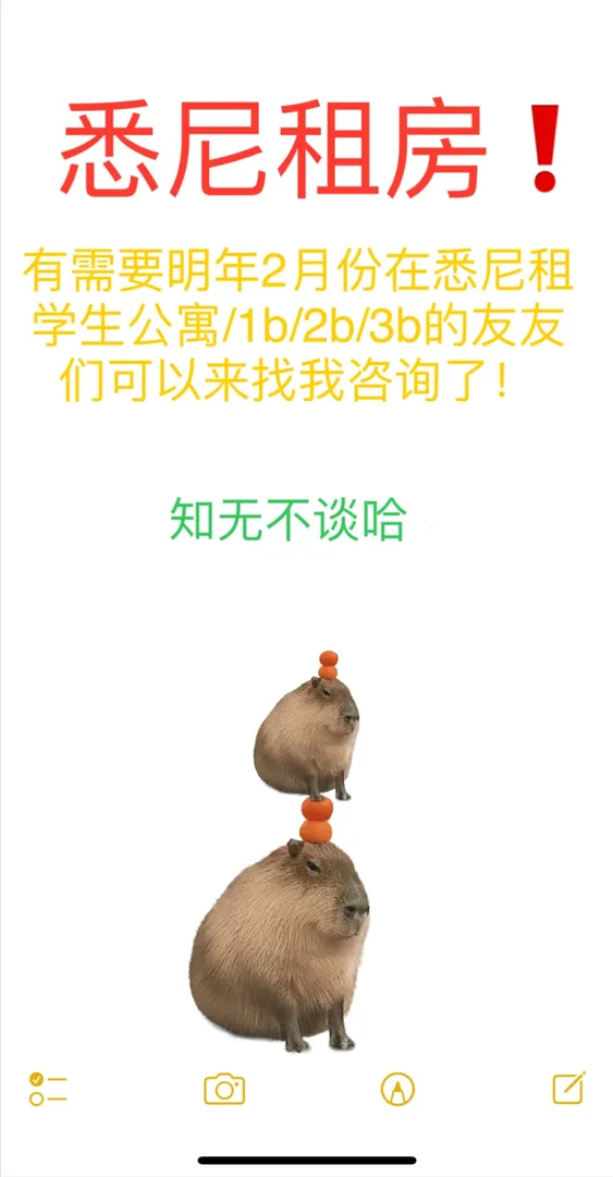 🇦🇺雪梨租房！有求必應！