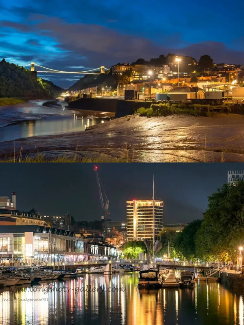 🌃【布里斯托夜景攻略】🌉 布里斯托的夜晚，同樣迷人！