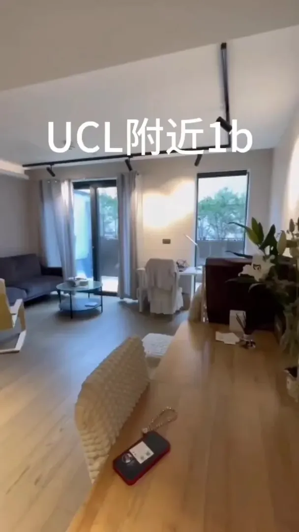 倫敦這個1b，帶小院子能種花還帶洗衣機
