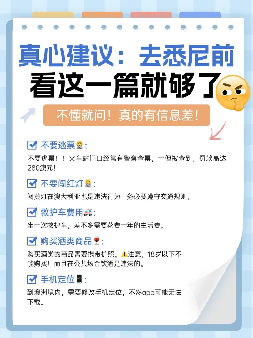 真心建議：去雪梨前看這一篇就夠了！