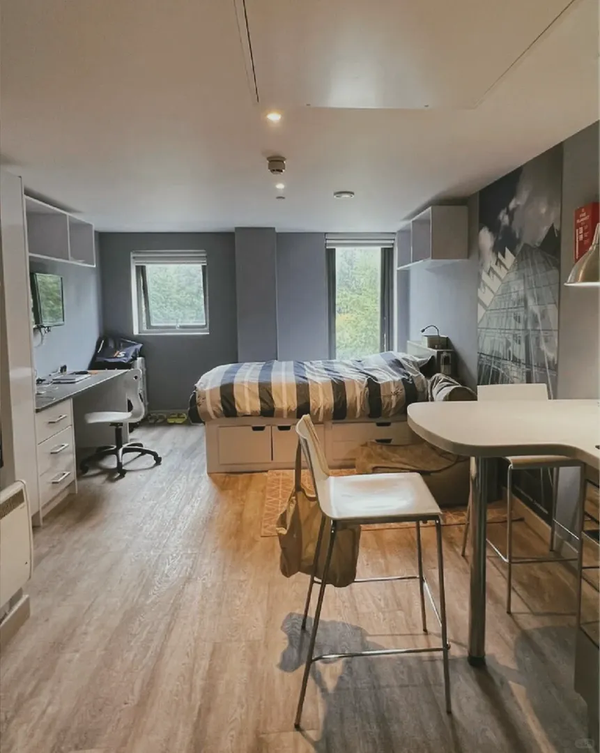 在伯明罕用ensuite住進了studio。。