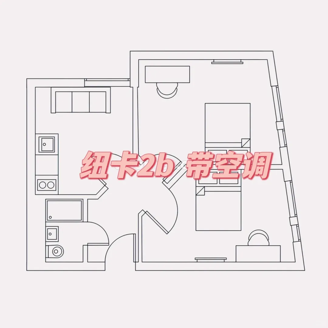 紐卡斯爾2b2b拼室友 帶空調+早餐