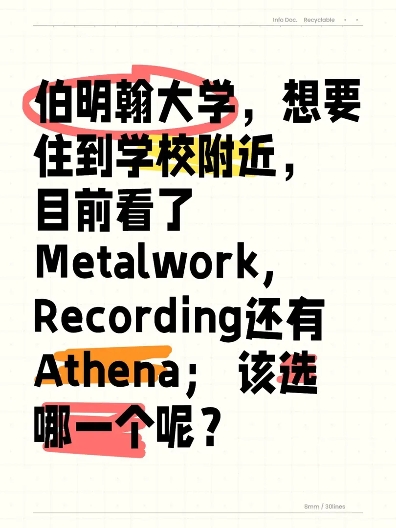 伯明罕租房，我要不要3選1？