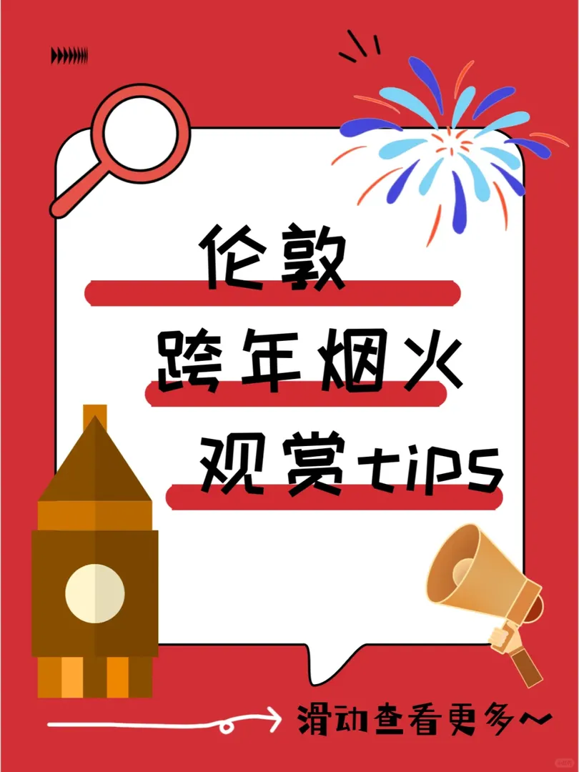 倫敦｜跨年要看煙火🎆的留子們注意嘍～