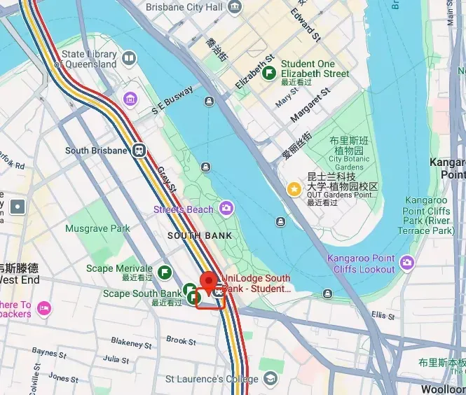 不是⁉️就3xx❓布里斯班公寓上學這麼近嗎