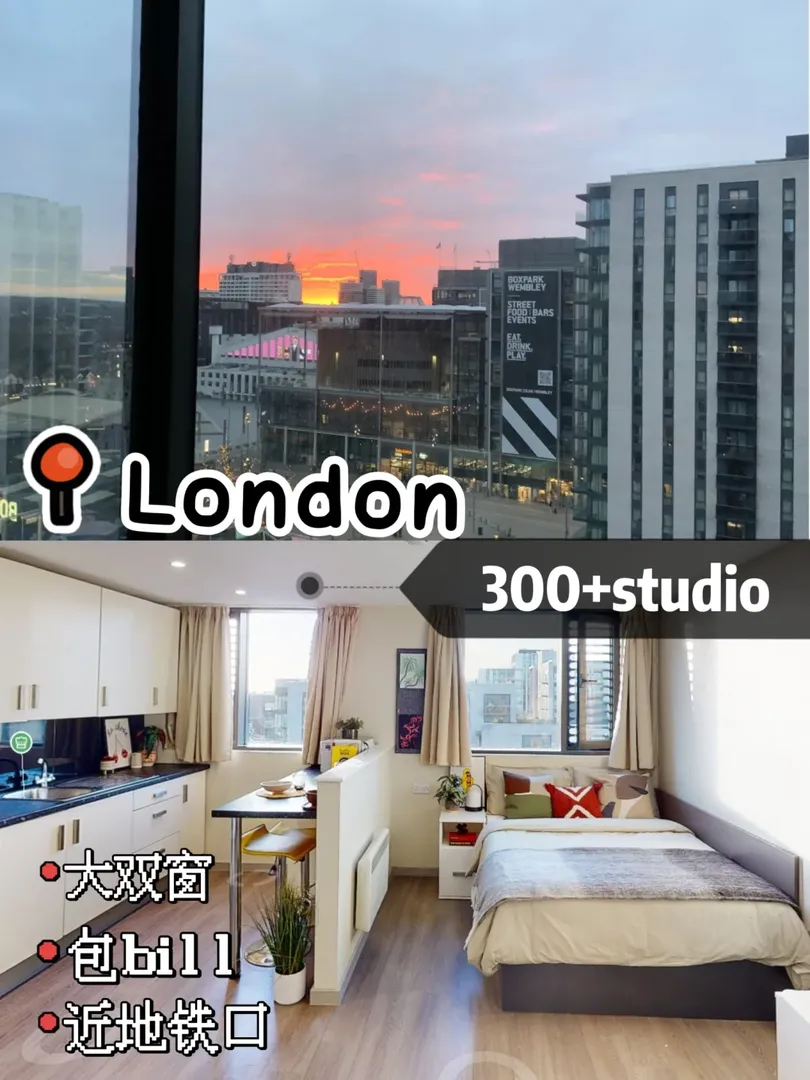 倫敦租房｜UCL❗300+studio❗兩個大窗戶❗