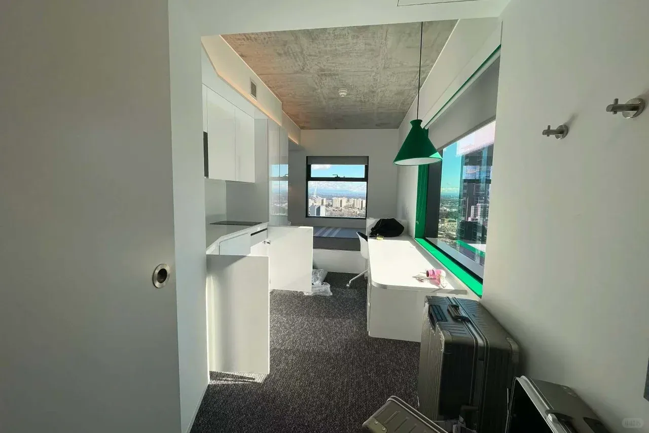 可以看到墨爾本夜景的雙窗studio有多美