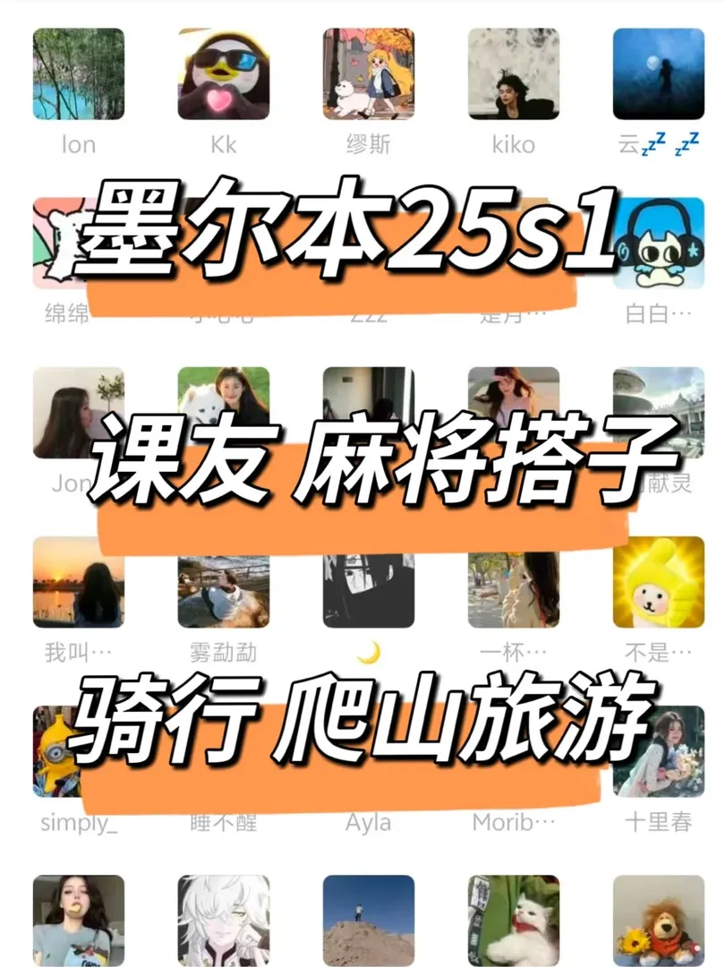 墨大25s1新生組織，哪個寶子找不到？