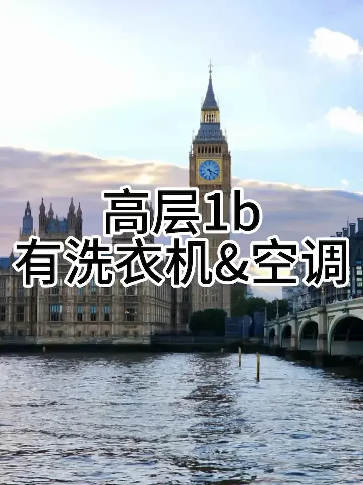 🇬🇧倫敦｜九榆樹出一間一居室 21層 帶陽台